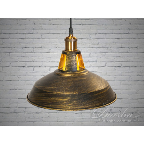 Світильник підвісний E27 Diasha 6857-310-BK-G Loft 112 см, 40W, металевий, стильний дизайн, IP20