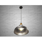 Світильник підвісний Diasha 6858-300-BK-SV Loft 111 см, E27, 40W, металевий, стильний дизайн