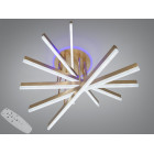 Стельова світлодіодна люстра Diasha 7010G LED 3color dimmer, пульт, 102 W, 65 см, 12-18m2 Стельова світлодіодна люстра Diasha 7010G LED 3color dimmer, пульт, 102 W, 65 см, 12-18m2