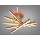 Стельова світлодіодна люстра Diasha 7010G LED 3color dimmer, пульт, 102 W, 65 см, 12-18m2 Стельова світлодіодна люстра Diasha 7010G LED 3color dimmer, пульт, 102 W, 65 см, 12-18m2
