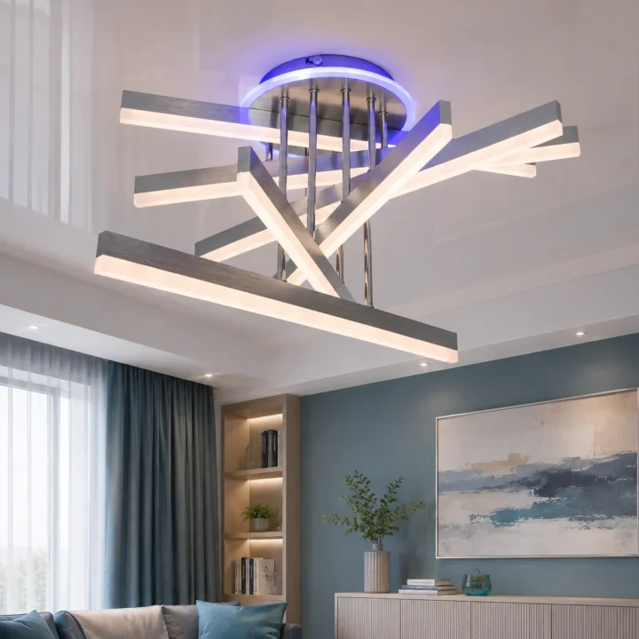 Люстра 7010NEW HR LED 3color d