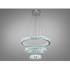 Люстра стельова LED Diasha 7201-8A/580+400+200HR, 66W, хром, кришталь, сучасний стиль, регулювання висоти, пульт ДУ Люстра стельова LED Diasha 7201-8A/580+400+200HR, 66W, хром, кришталь, сучасний стиль, регулювання висоти, пульт ДУ