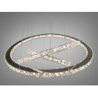 Люстра стельова LED Diasha 7201-9W/750+580+400HR 105W, 75 см, з пультом, IP20, сучасний стиль, дизайнерська кристалічна Люстра стельова LED Diasha 7201-9W/750+580+400HR 105W, 75 см, з пультом, IP20, сучасний стиль, дизайнерська кристалічна