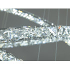 Люстра стельова LED Diasha 7201-9W/750+580+400HR 105W, 75 см, з пультом, IP20, сучасний стиль, дизайнерська кристалічна Люстра стельова LED Diasha 7201-9W/750+580+400HR 105W, 75 см, з пультом, IP20, сучасний стиль, дизайнерська кристалічна
