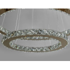 Люстра стельова LED Diasha 7206-8W/580+400G Кришталеві кільця, 65W, золото, сучасний стиль, регулювання висоти, пульт ДУ Люстра стельова LED Diasha 7206-8W/580+400G Кришталеві кільця, 65W, золото, сучасний стиль, регулювання висоти, пульт ДУ