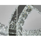 Люстра стельова LED Diasha 7219/400+400HR, 40W, хром, регульована висота, сучасний стиль для дому Люстра стельова LED Diasha 7219/400+400HR, 40W, хром, регульована висота, сучасний стиль для дому
