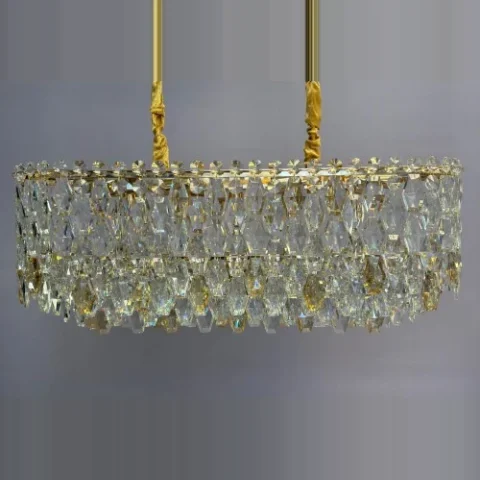 Люстра Linisoln 7315-80*30 кришталь, метал, 13 ламп