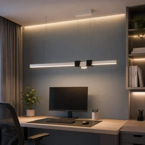 Підвісний LED-світильник Diasha 7528/1000WH, 28 W, 121 см Підвісний LED-світильник Diasha 7528/1000WH, 28 W, 121 см