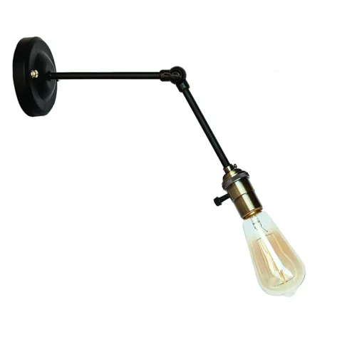 Настенное бра Levistella 752WR1903-1, E27, 60W, черный, бронзовый патрон