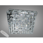 Елегантна кришталева стельова LED-люстра квадратної форми Diasha 7737/500x500CH, 82W, 4510 lm Елегантна кришталева стельова LED-люстра квадратної форми Diasha 7737/500x500CH, 82W, 4510 lm