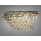 Елегантна кришталева стельова LED-люстра квадратної форми Diasha 7737/500x500CH, 82W, 4510 lm Елегантна кришталева стельова LED-люстра квадратної форми Diasha 7737/500x500CH, 82W, 4510 lm