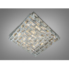 Елегантна кришталева стельова LED-люстра квадратної форми Diasha 7737/500x500CH, 82W, 4510 lm Елегантна кришталева стельова LED-люстра квадратної форми Diasha 7737/500x500CH, 82W, 4510 lm