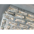 Елегантна кришталева стельова LED-люстра квадратної форми Diasha 7737/500x500CH, 82W, 4510 lm Елегантна кришталева стельова LED-люстра квадратної форми Diasha 7737/500x500CH, 82W, 4510 lm