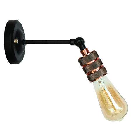 Настенное бра Levistella 752WC2105-1, E27, 60W, черное крепление, медный цоколь