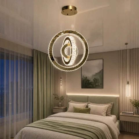Підвісна LED-люстра Linisoln 7960-50*40*30 FG золото, кришталь, 70 Вт, 50*40*30 см (до 15 м²) Підвісна LED-люстра Linisoln 7960-50*40*30 FG золото, кришталь, 70 Вт, 50*40*30 см (до 15 м²)