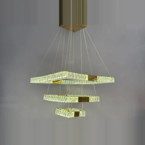Люстра Linisoln 7965-60*40*20 FG (метал, кришталь, LED)