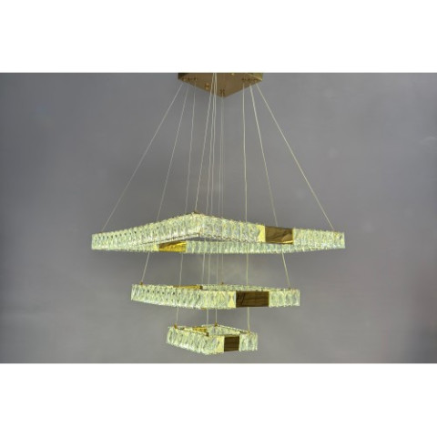 Люстра Linisoln 7965-60*40*20 FG метал, кришталь, LED, 120-50 см, 60*40*20 см, 100 Вт