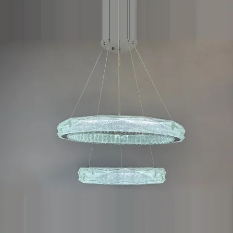 Люстра Linisoln 7976-60*40 метал, кришталь, акрил LED 80Вт
