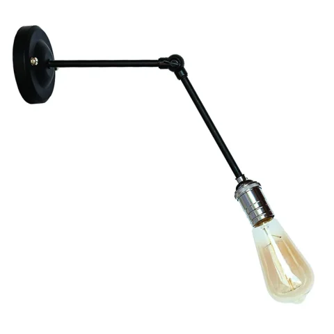 Бра настінне Levistella 752WT1701-1, E27, 60W, чорний, хром, сучасний стиль
