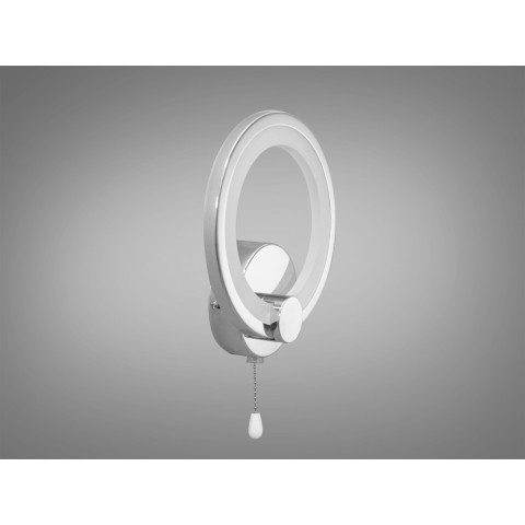 Бра приліжкове LED Diasha 8022/1HR, 17W, хром, 21 см, IP20, 935 лм, сучасний стиль Бра приліжкове LED Diasha 8022/1HR, 17W, хром, 21 см, IP20, 935 лм, сучасний стиль