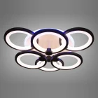 Люстра 8022/3+3BK LED 3color d