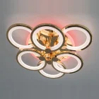 Люстра 8022/3+3G LED 3color di