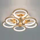Люстра 8022/3+3G LED 3color di