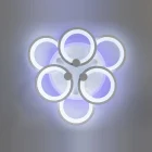 Люстра 8022/3+3WH LED 3color d