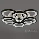Люстра 8022/4+4BK LED 3color d