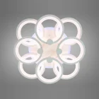 Люстра 8022/4+4WH LED 3color d