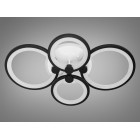 Люстра LED Diasha 8022/4BK, 70W, 3200K-6000K, акрил, чорний метал, сучасний стиль для дому Люстра LED Diasha 8022/4BK, 70W, 3200K-6000K, акрил, чорний метал, сучасний стиль для дому