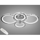 Стельова LED-люстра Diasha 8022/4HR 70W, 3 кільця, 3 кольори світла, Ø40×62 см, диммер, пульт Стельова LED-люстра Diasha 8022/4HR 70W, 3 кільця, 3 кольори світла, Ø40×62 см, диммер, пульт