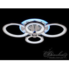 Стельова LED-люстра Diasha 8022/4HR 70W, 3 кільця, 3 кольори світла, Ø40×62 см, диммер, пульт Стельова LED-люстра Diasha 8022/4HR 70W, 3 кільця, 3 кольори світла, Ø40×62 см, диммер, пульт