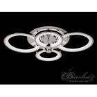 Стельова LED-люстра Diasha 8022/4HR 70W, 3 кільця, 3 кольори світла, Ø40×62 см, диммер, пульт Стельова LED-люстра Diasha 8022/4HR 70W, 3 кільця, 3 кольори світла, Ø40×62 см, диммер, пульт