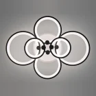Люстра 8022/6BK LED 3color dim