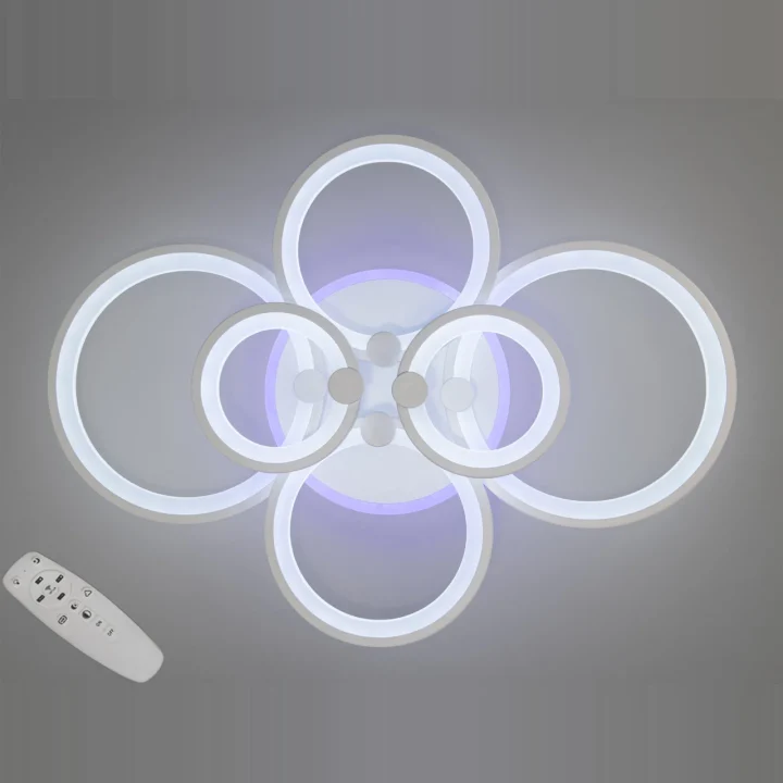 Люстра 8022/6WH LED 3color dim