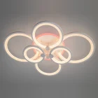 Люстра 8022/6WH LED 3color dim