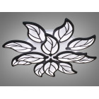 Люстра стельова LED Diasha 8028/8+4BK, 180W, 3200K-6000K, чорний метал, сучасний стиль для дому Люстра стельова LED Diasha 8028/8+4BK, 180W, 3200K-6000K, чорний метал, сучасний стиль для дому