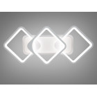 Світлодіодна люстра квадрати з пультом 8060/2+1WH LED 3 Світлодіодна люстра квадрати з пультом 8060/2+1WH LED 3