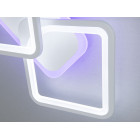 Світлодіодна люстра квадрати з пультом 8060/2+1WH LED 3 Світлодіодна люстра квадрати з пультом 8060/2+1WH LED 3