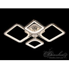 Стельовий світильник LED Diasha 8060/2+2HR, 100W, 3200K-6500K, хром, акрил, сучасний стиль з пультом, димером, підсвічуванням