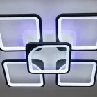 Люстра 8060/4+1BK LED 3color d