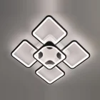 Люстра 8060/4+1BK LED 3color d