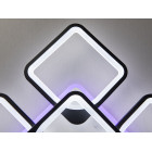 Люстра стельова LED Diasha 8060/4+1BK, 150W, 3200K-6500K, чорний метал, сучасний стиль, з диммером, пульт ДУ Люстра стельова LED Diasha 8060/4+1BK, 150W, 3200K-6500K, чорний метал, сучасний стиль, з диммером, пульт ДУ