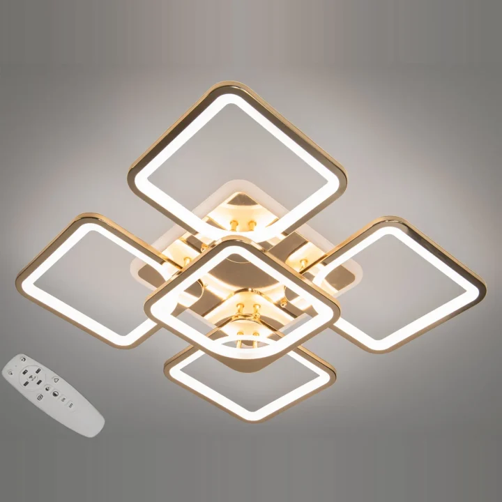 Люстра 8060/4+1G LED 3color di