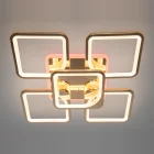 Люстра 8060/4+1G LED 3color di
