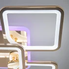Люстра 8060/4+1G LED 3color di