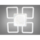 Світильник LED Diasha 8060/4+1WH, 150W, 4100K, білий метал, сучасний стиль з пультом Світильник LED Diasha 8060/4+1WH, 150W, 4100K, білий метал, сучасний стиль з пультом