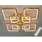 Стельова LED-люстра Diasha 8060/4+4G 135W, Ø60×14 см, 3 кольори світла, диммер, пульт Стельова LED-люстра Diasha 8060/4+4G 135W, Ø60×14 см, 3 кольори світла, диммер, пульт