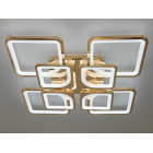 Стельова LED-люстра Diasha 8060/4+4G 135W, Ø60×14 см, 3 кольори світла, диммер, пульт Стельова LED-люстра Diasha 8060/4+4G 135W, Ø60×14 см, 3 кольори світла, диммер, пульт